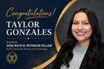 Taylor Gonzales Named 2026 Ruth D. Peterson Fellow