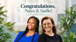 Congrats to Doctoral Students Naya and Sadie!