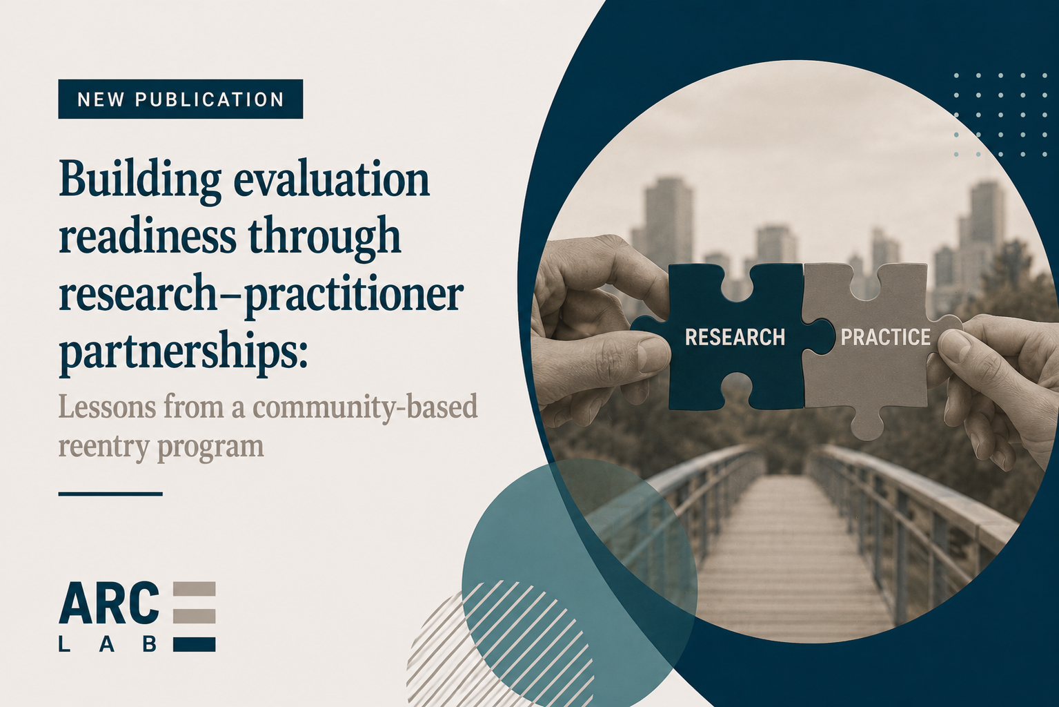 Building evaluation readiness through research-practitioner partnerships: Lessons from a community-based reentry program (Forthcoming)